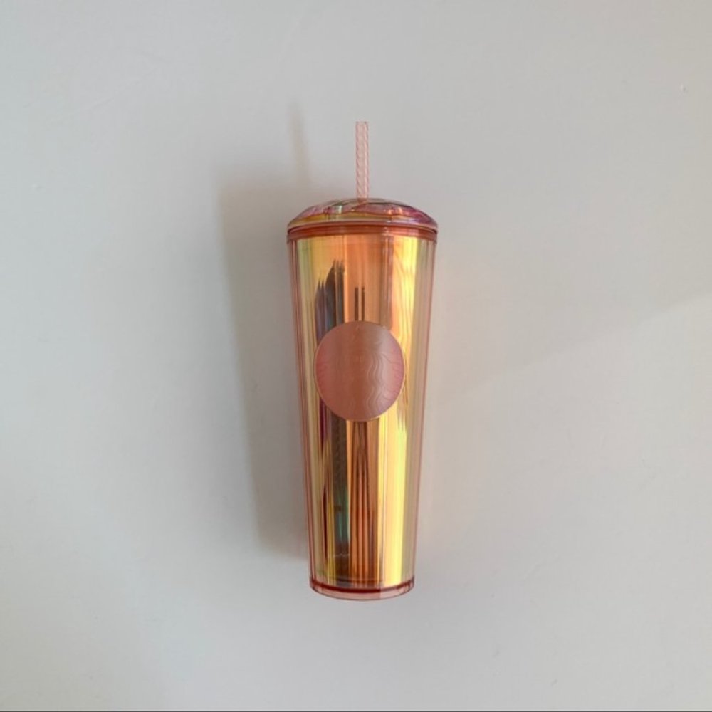 Starbucks Iridescent Rose Gold Unicorn Tumbler